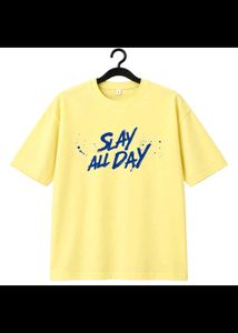 fresh branded oversized tshirt Yellow