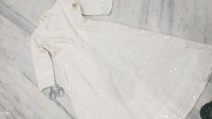Aline Off White Kurti