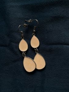 SET OF 2 Combo Teardrop Dangle Earrings
