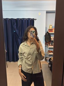 Beige fitted Shirt