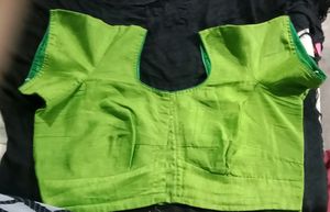 Perrot Green Half Sleeves Blouse