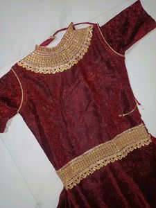 Mehroon Gown
