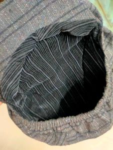 Men's Striped Flat Cap