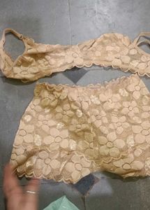 Lace Bra &amp; Short Set