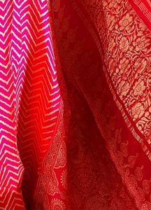New Without Tag Ajrakh Modal Silk Zari Pallu Saree