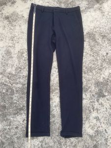 premium Old Money Midnight Navy Slim Fit Trousers