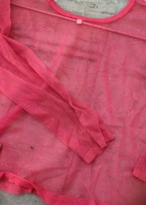 Pink Gown With Inner