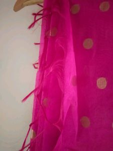 Price Drop! Handloom Chanderi Banarasi Dupatta