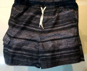 Men's Striped Swim Shorts