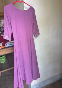 Fancy Embellished Lilac dress