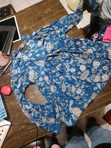 sale!! Blue Paisley Print Kurta