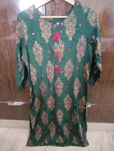 Beautiful Emerald Green Kurta