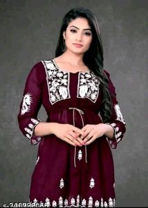 Two Kurti Rose Pink and Purple ✨