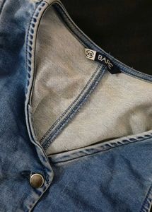 ⋆. 𐙚 ̊ Chic Bare Denim Vest ! ﹒  ◡◡