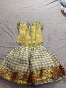 Pattu Pavada Of Size 16