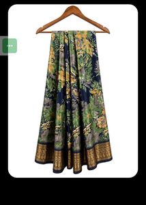 Beautiful Floral Print Saree