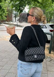 Chanel Classic Flap Bag - Black Lambskin