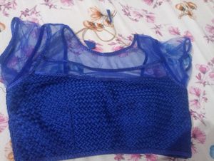 Stunning Royal Blue Blouse