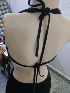 (1432)Black One Piece Swimsuit