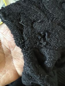 Chic Black Cable Knit Sweater