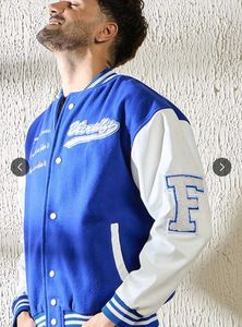 Men's Blue Varsity Jacket