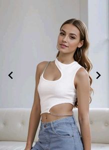 Chic Cutout Crop Tank Top