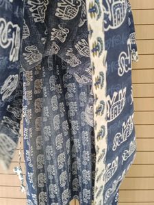 Naira Cut Kurti Of Blue Colour. Not Used