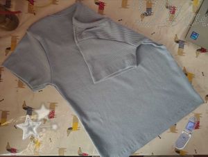 Cute Blue Crop Top