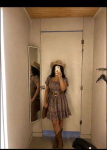 Leopard Print Mini Dress