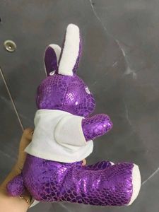 Cute Purple Bunny Plush Toy