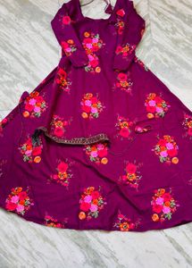 Beautiful Floral Print Lehenga Choli