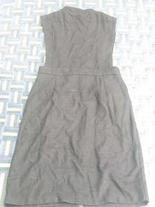 Elegant Black Pinafore Dress