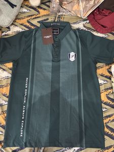 Caliroots Men's Dark Green Polo Shirt