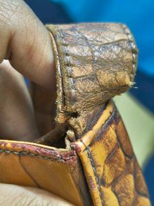 Vintage Paco Rabanne Croc Embossed Bag