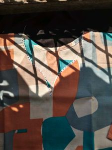 Abstract Print Cotton Kurta