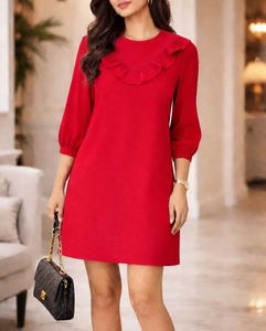 Price drop! Van Heusen ❣️Red Ruffled Dress