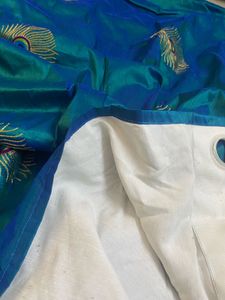 curtainblue set of 2(7ft) removing  soon