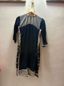 Elegant Black &amp; Gold Salwar Suit