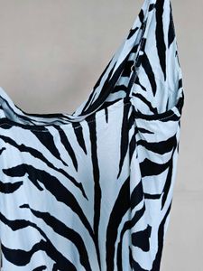 Zebra Print Mini Dress