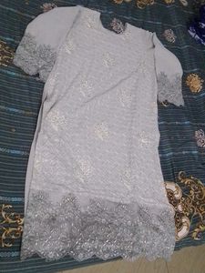 Elegant Kurta with Intricate Embellishments