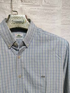Lacoste Men's Checked Long Sleeve Shirt