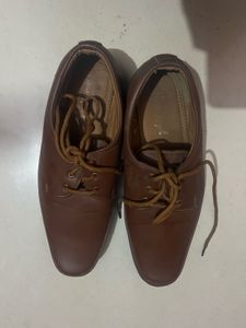 Brown Leather Formal Shoes