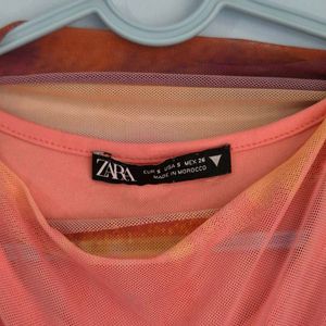 Zara Tir Die Mesh Top