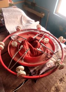 Vintage Red Baby Walker