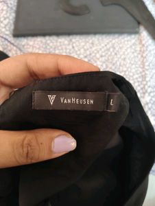 Van Heusen Black Formal Top