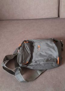 Unused Unisex Stylish Grey Sling  Bag