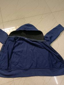Nike Blue Zip-Up Hoodie