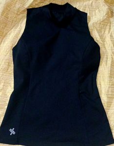 Sleeveless Mock Neck Top