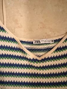 Striped Knit Cami Dress
