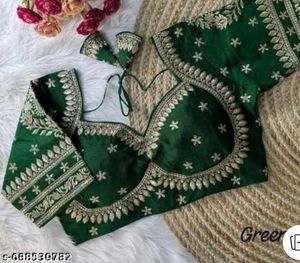 Green Silk Blouse